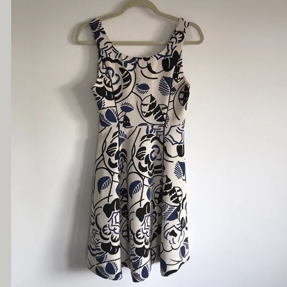 Anthropologie Dresses & Skirts - Anthro Vanessa Virginia Ink Set Blooms Dress SZ 0